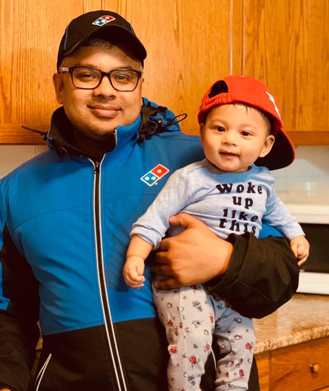 Young Hafiz with son